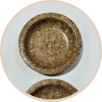 4” Arecanut Husk Plate