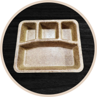11 Four Partition Thali Plate